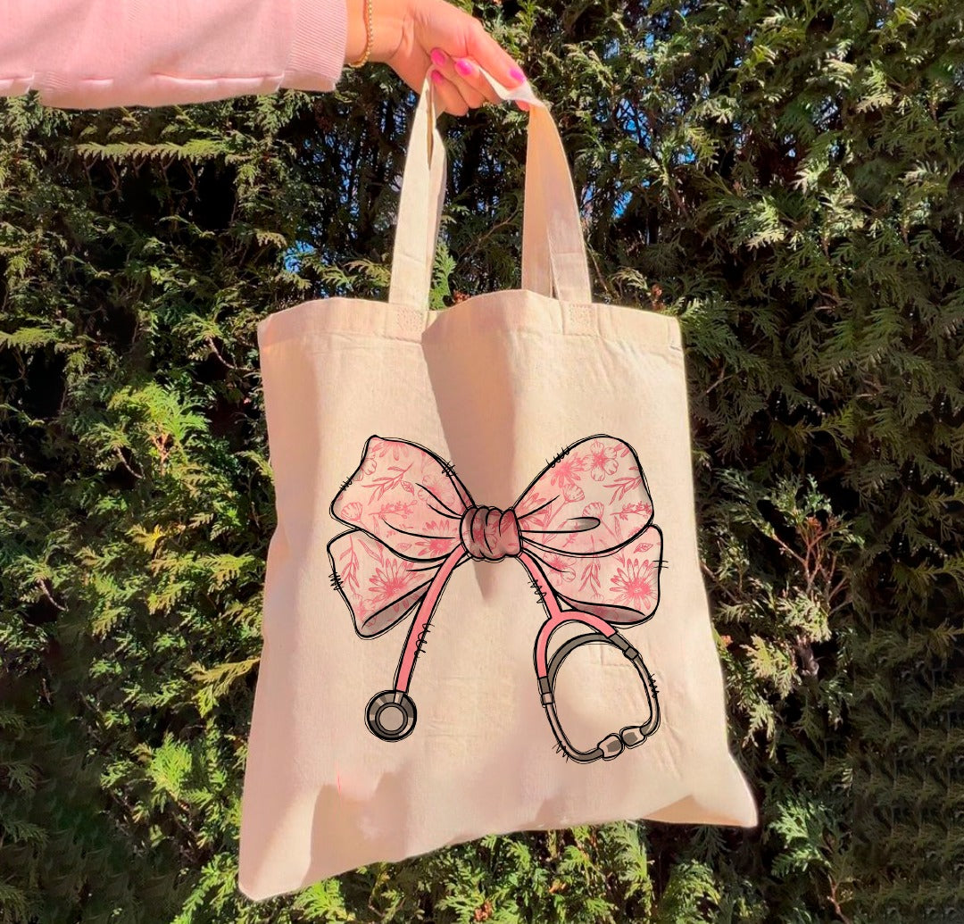 NURSE BUN TOTE BAG