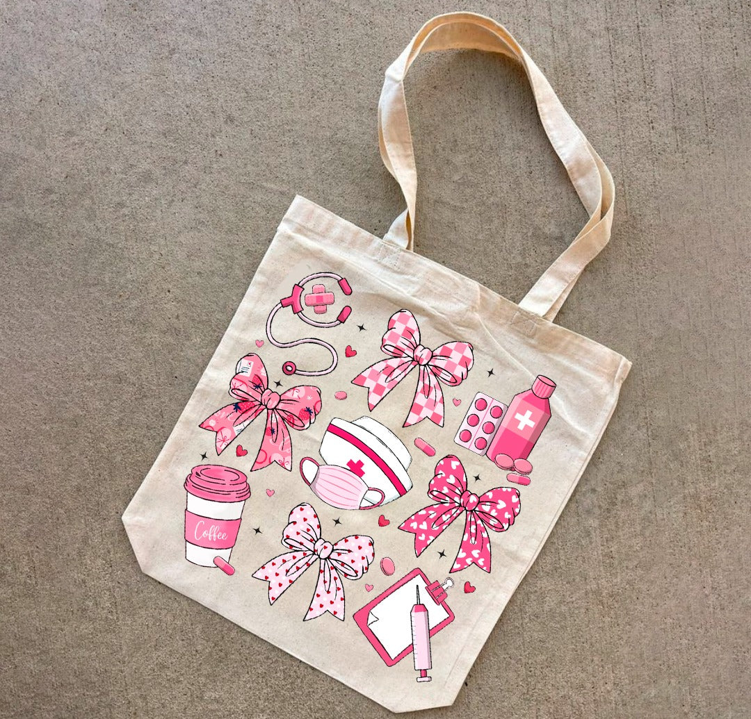 PINK NURSE TOTE BAG