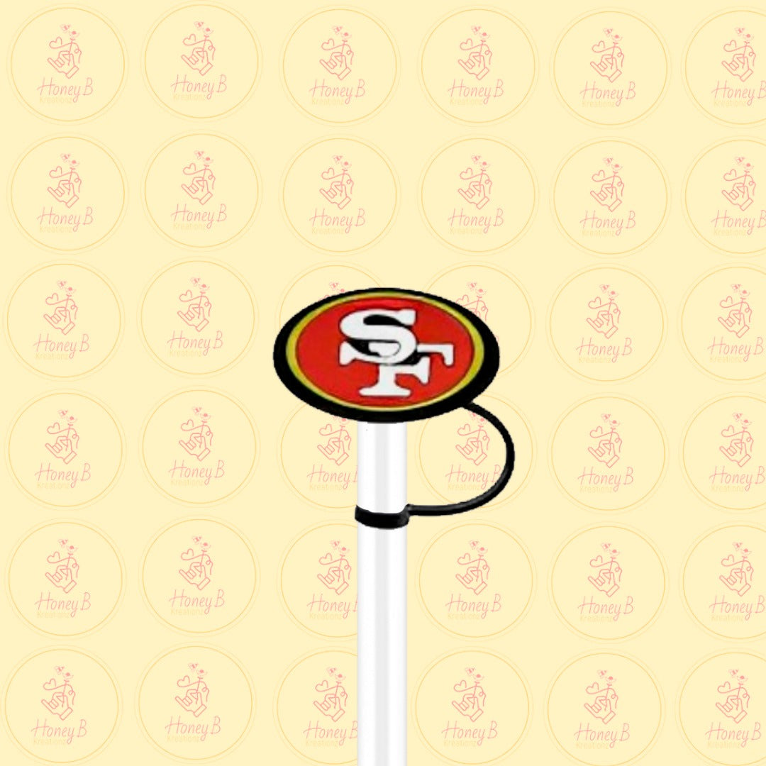 SF GAME RED STRAW TOPPER