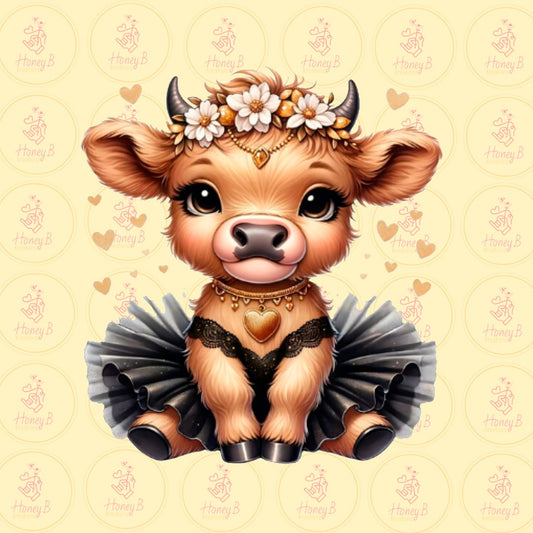 GIRL COW DTF