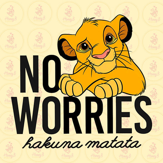 NO WORRIES HKNA MATATA DTF