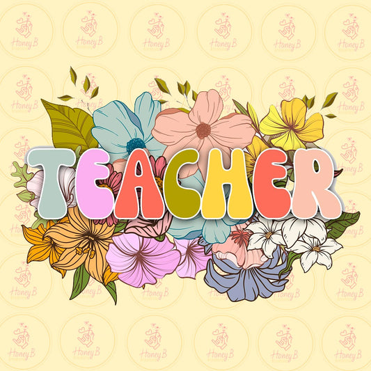 TEACHER FLOWERS  DTF