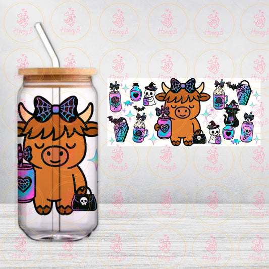 COW SPOOKY UVDTF
