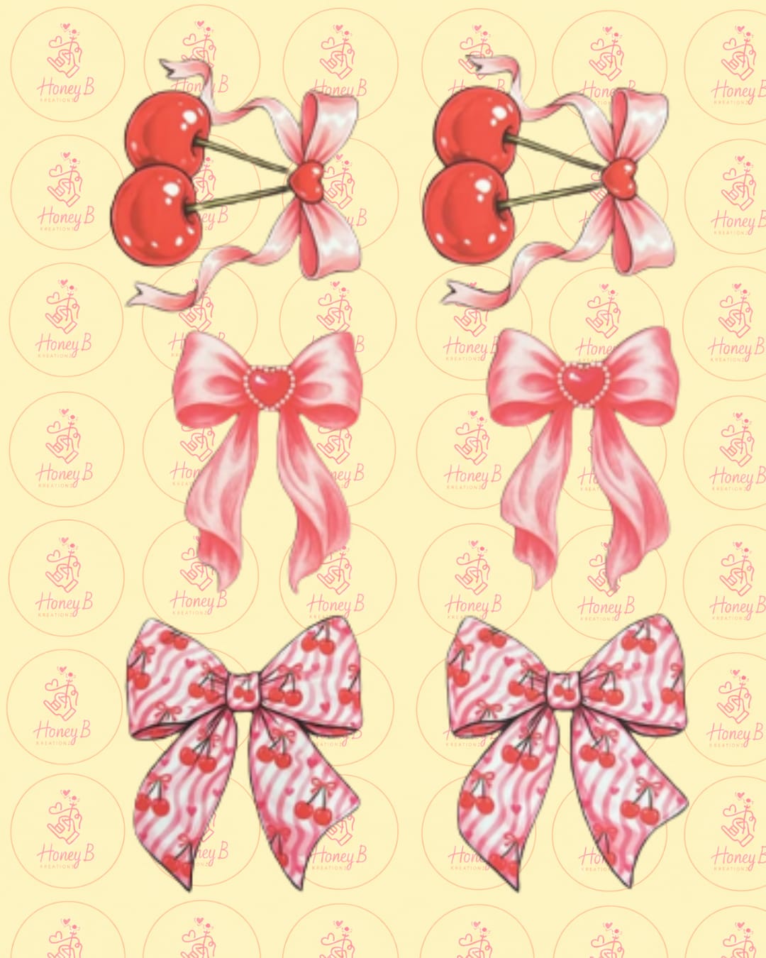 BOW & CHERRIES DTF