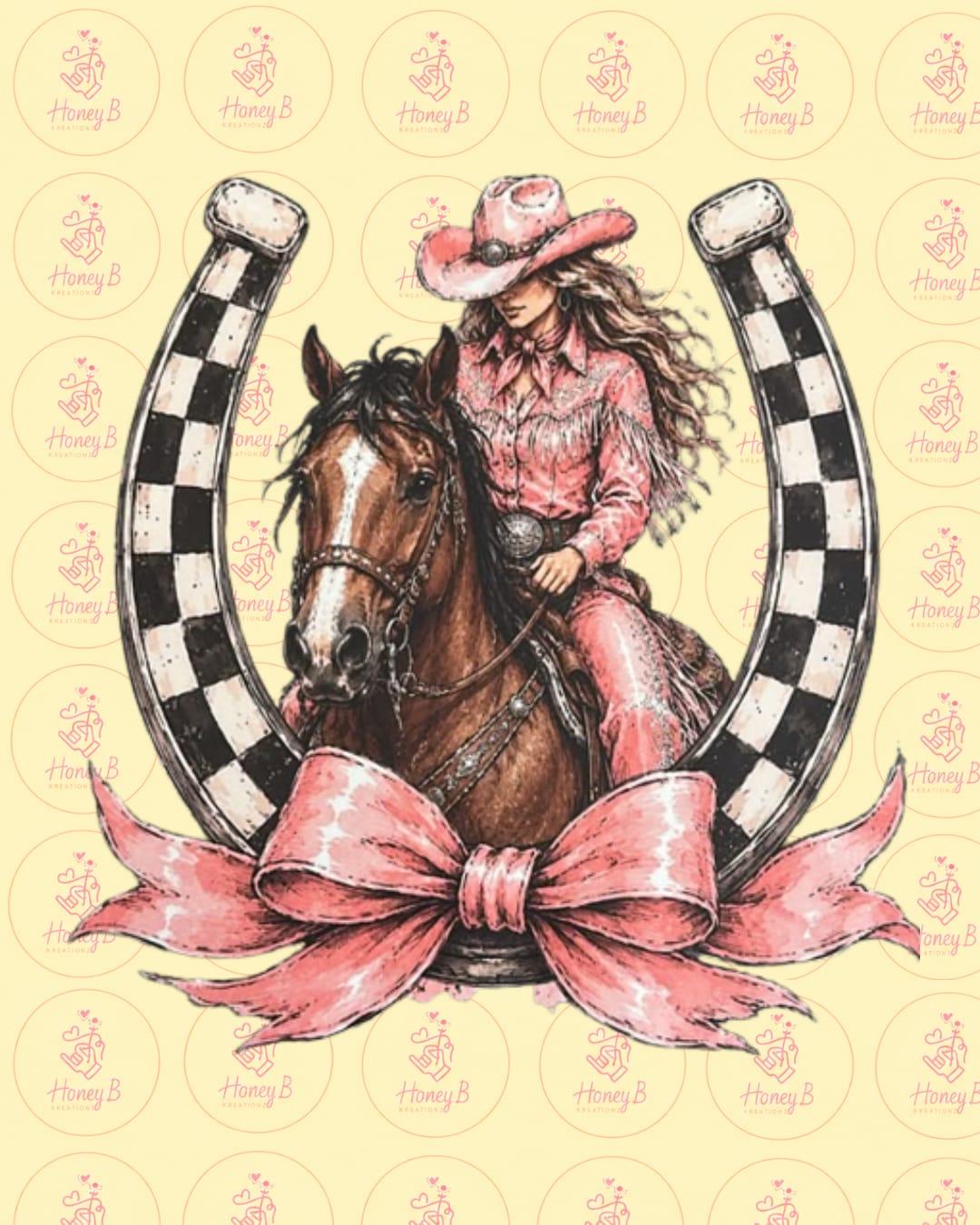GIRL AND HORSE DTF