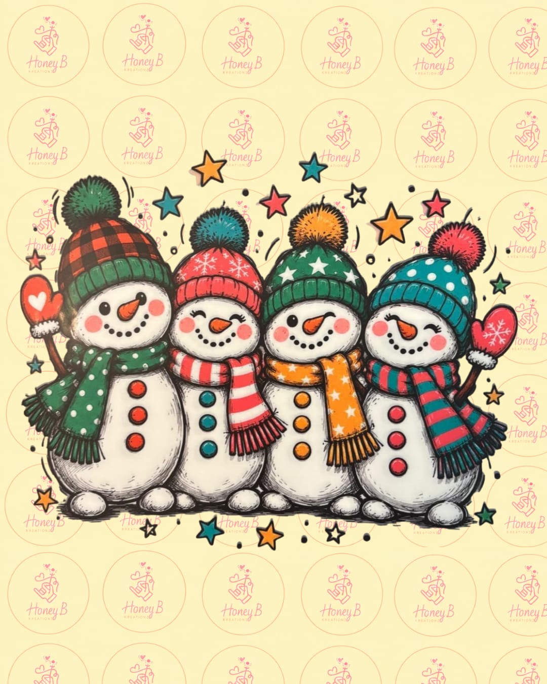 SNOWMAN FRIENDS DTF
