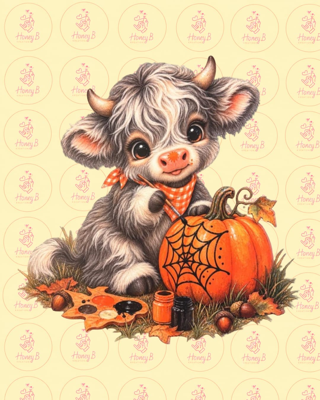COW PUMPKIN DTF