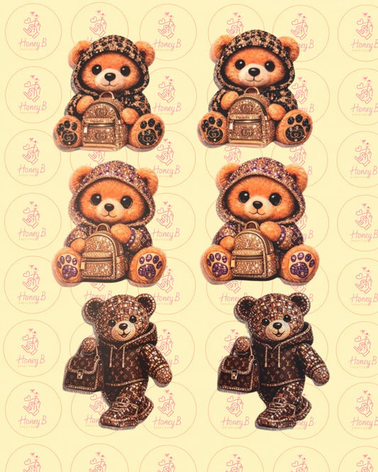 BEAR  POCKET- SIZE DTF