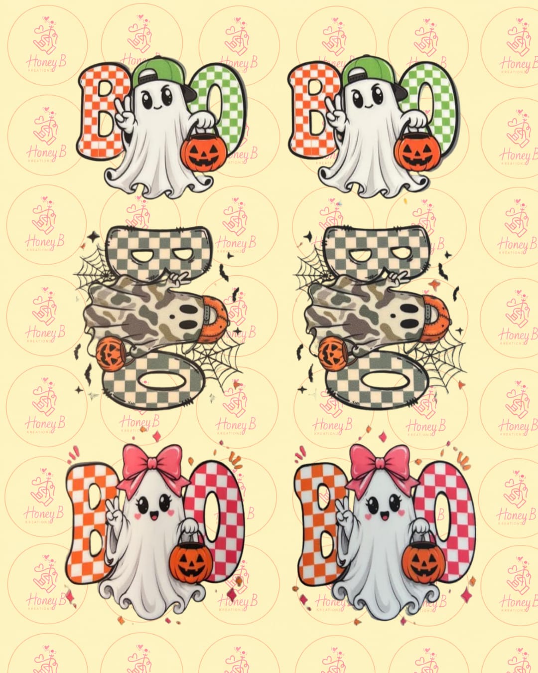 GHOST BOO POCKET- SIZE DTF