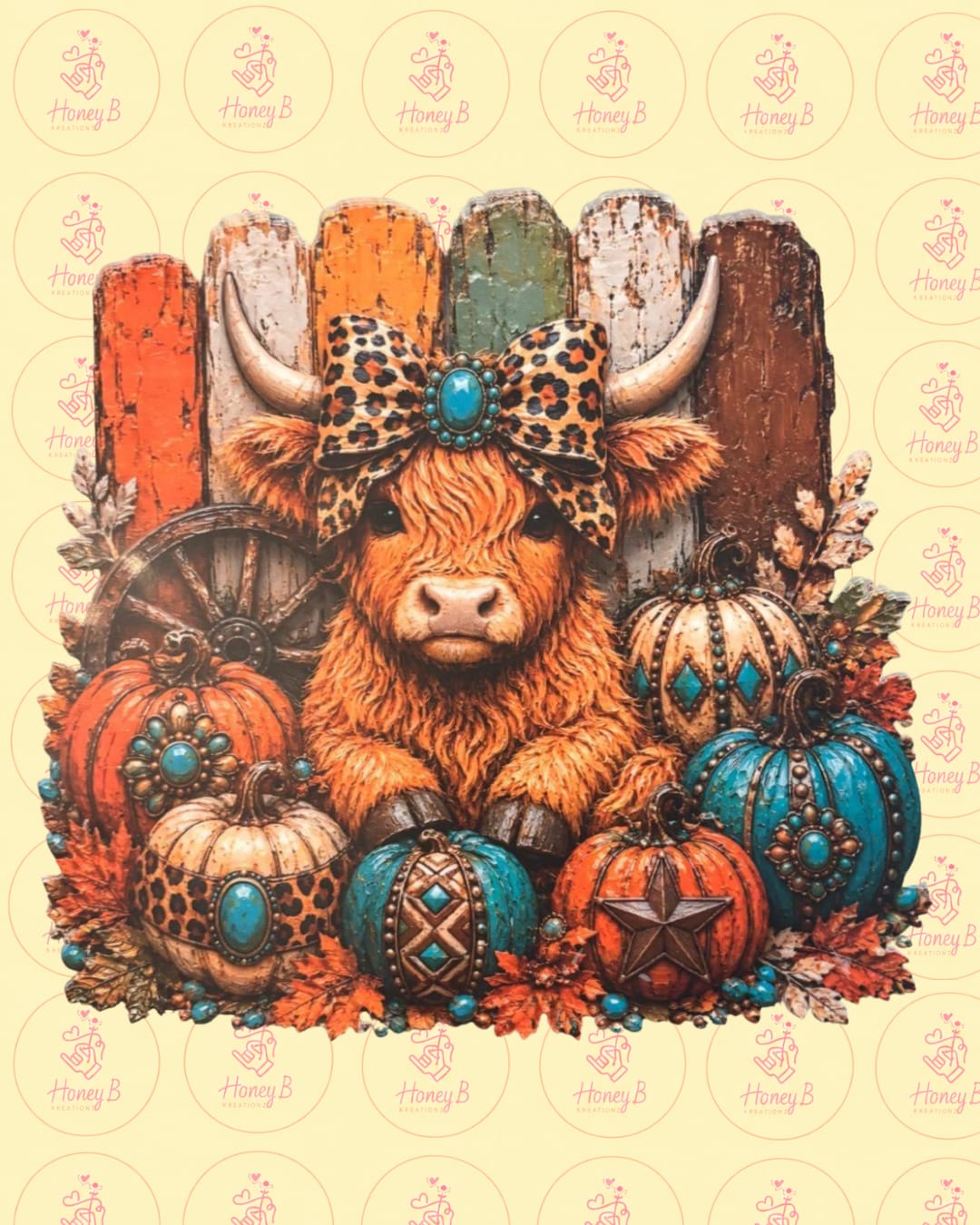 PUMPKIN COW DTF