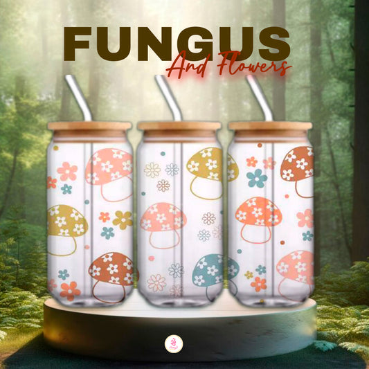 FUNGUS AND FLOWERS CUP