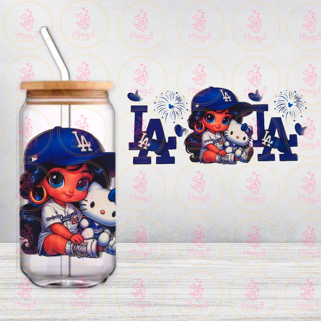 GIRL HK BROWN BASEBALL UVDTF