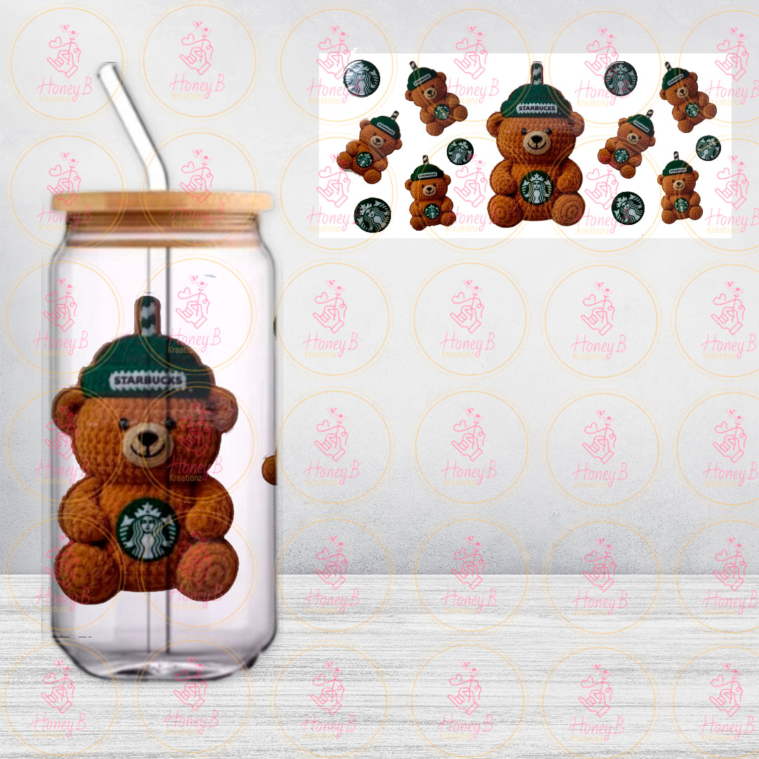 ✨PRE-ODER✨ AUGUST 27 BEAR STRBKS UVDTF