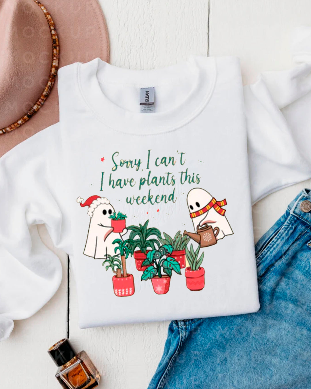 GHOST XMAS PLANTS SWEATER