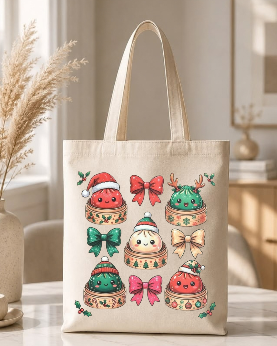 DUMPLINGS XMAS TOTE BAG