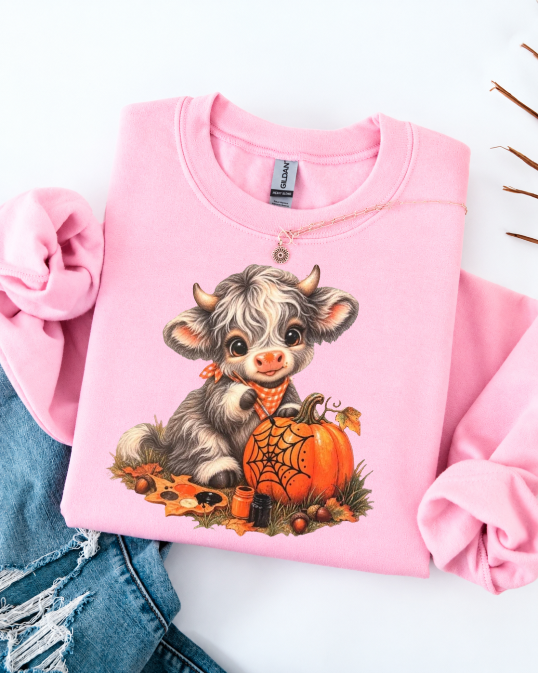 PUMPKIN COW SWEATERS