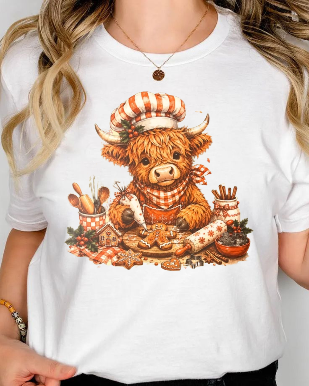 CHRISTMAS COW SHIRT
