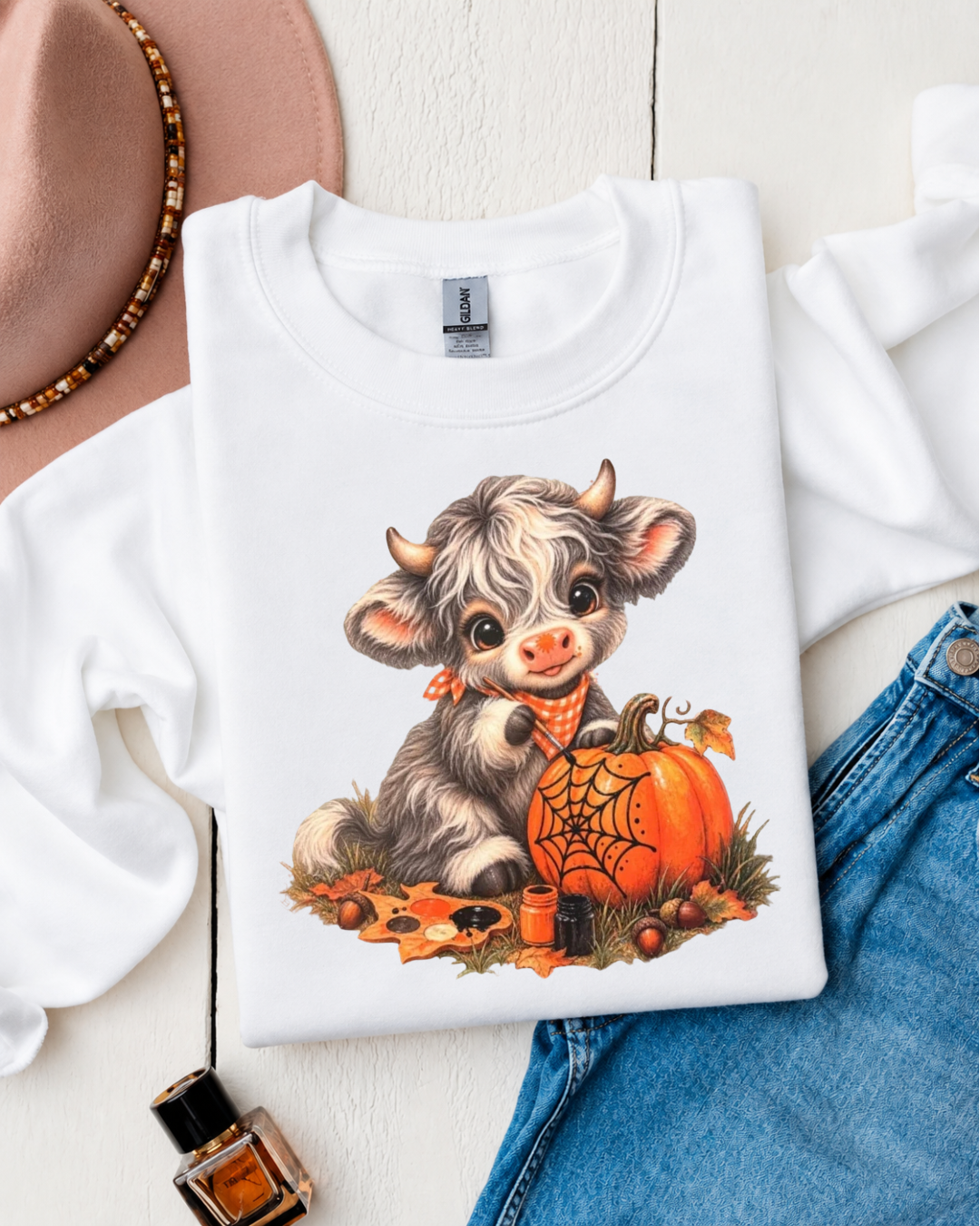 PUMPKIN COW SWEATERS