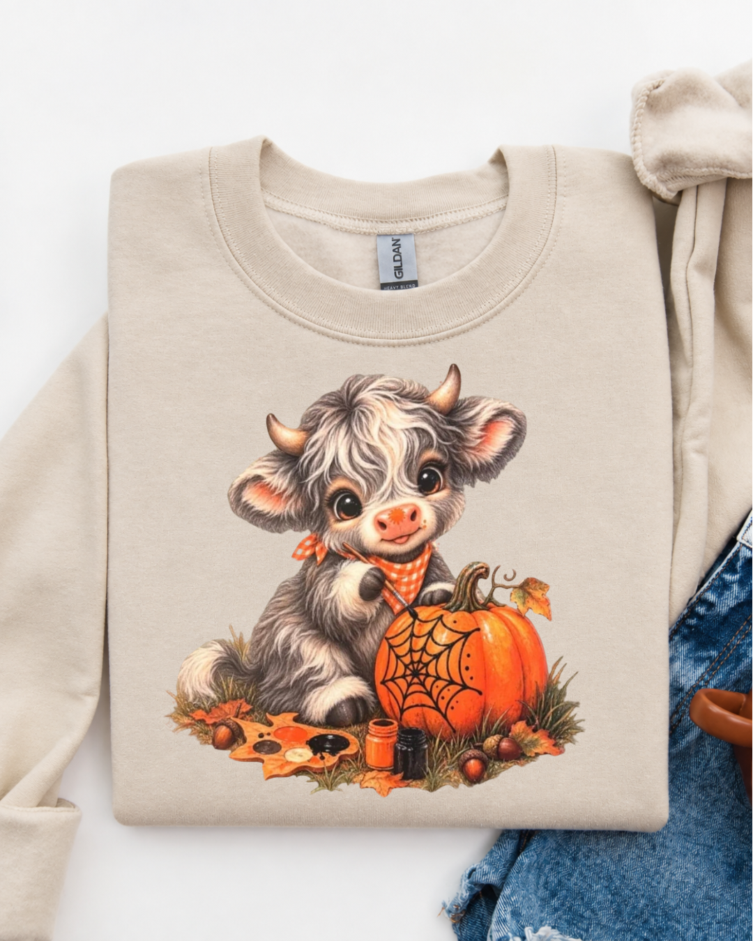 PUMPKIN COW SWEATERS