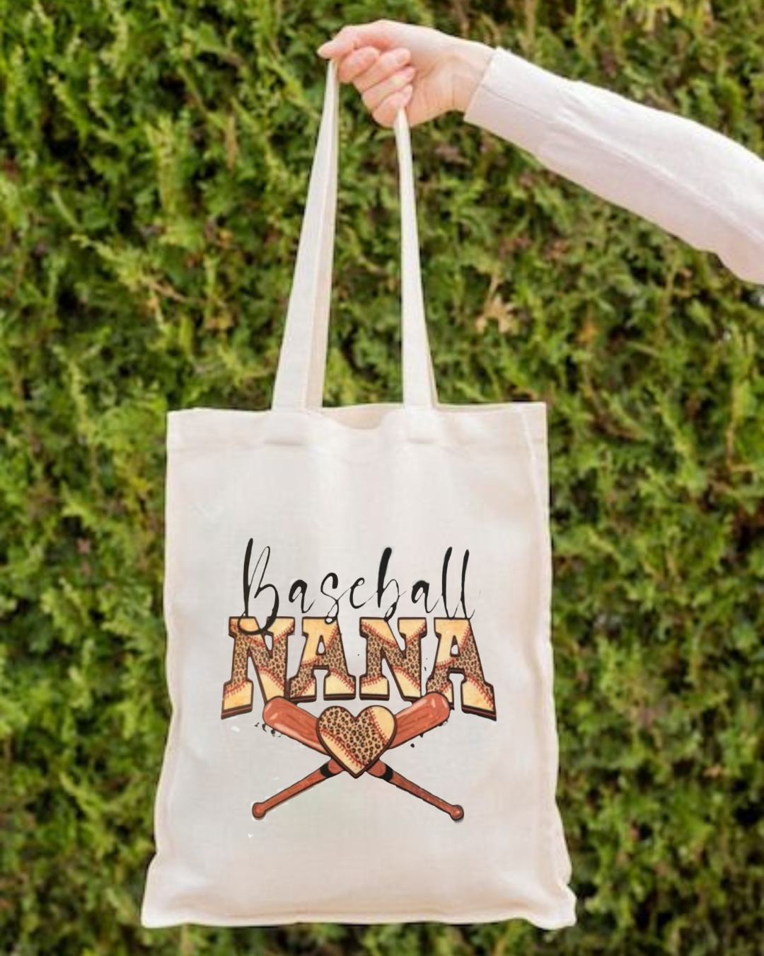 BASEBALL NANA TOTEBAG