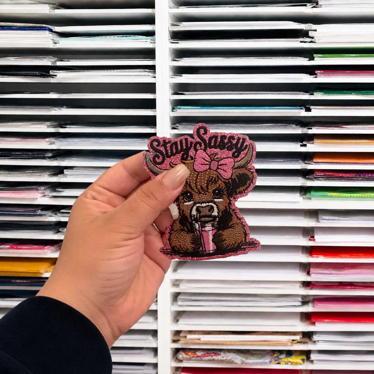STAY SASSY IRON ON PATCH