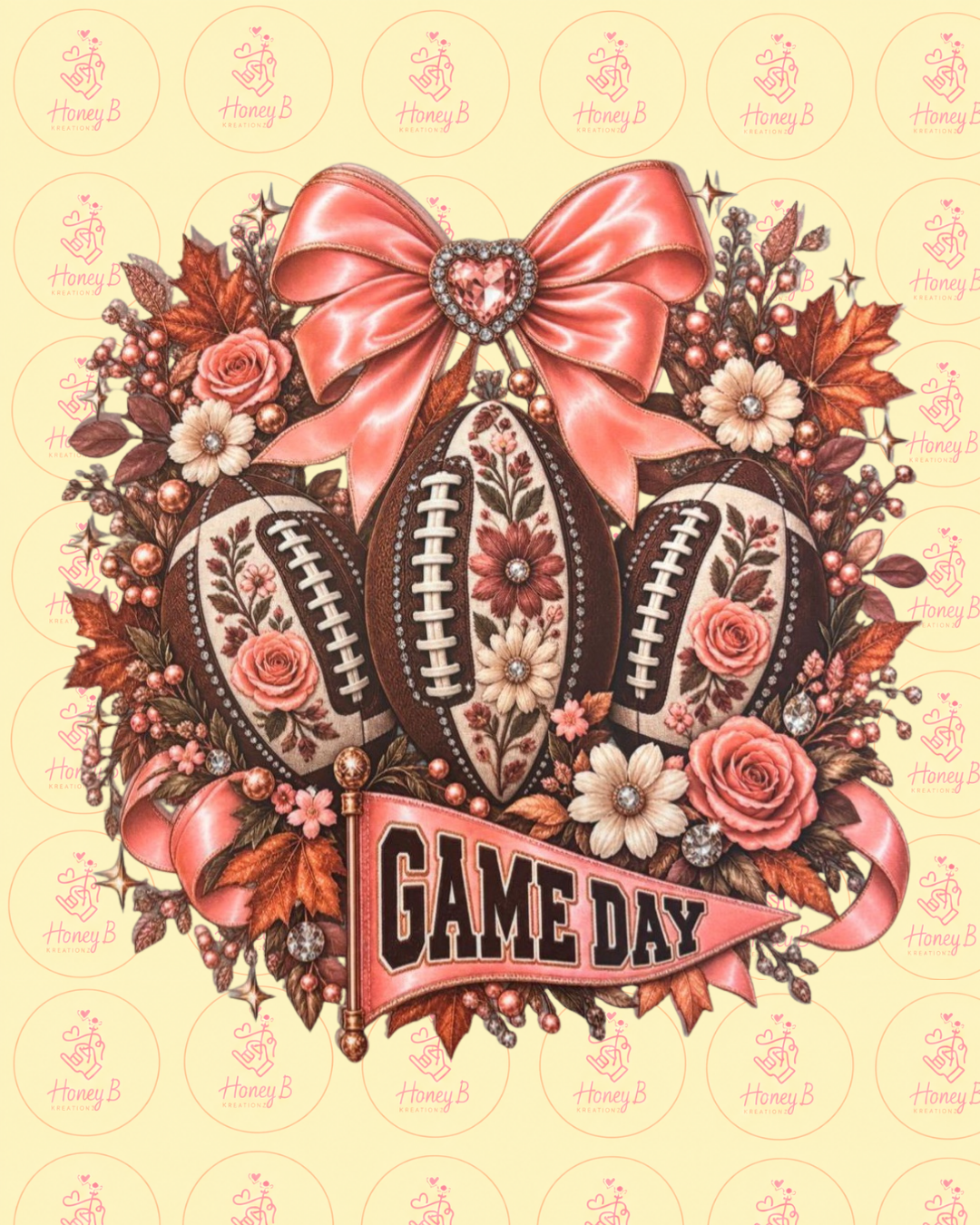 GAME DAY BOW DTF