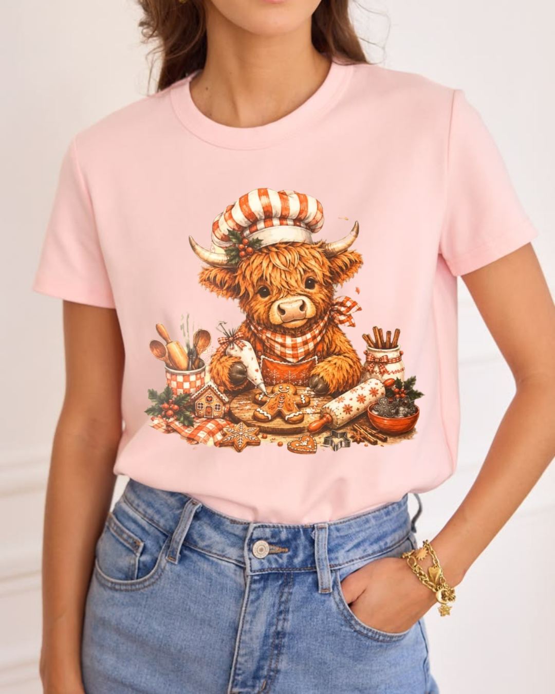 CHRISTMAS COW SHIRT