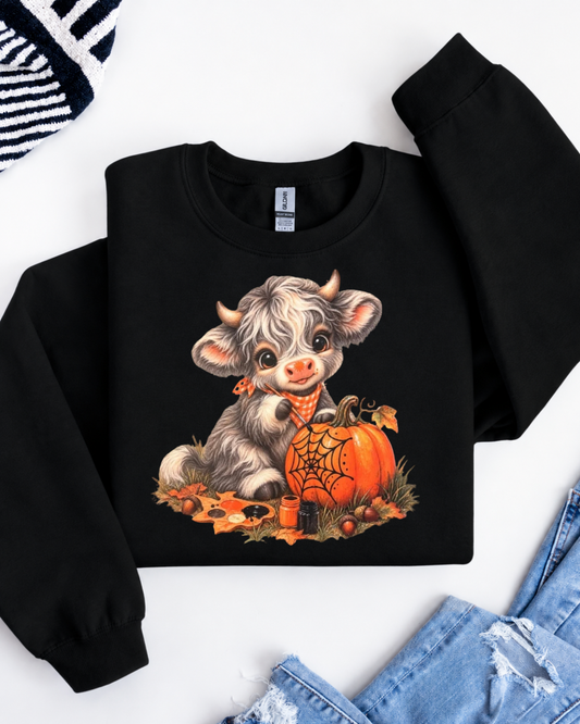 PUMPKIN COW SWEATERS