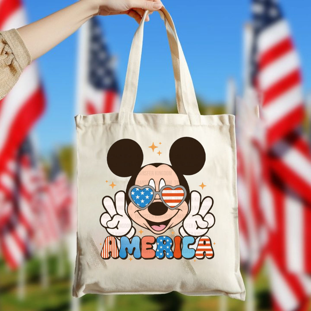 MK AMERICA 4TH JULY TOTE BAG